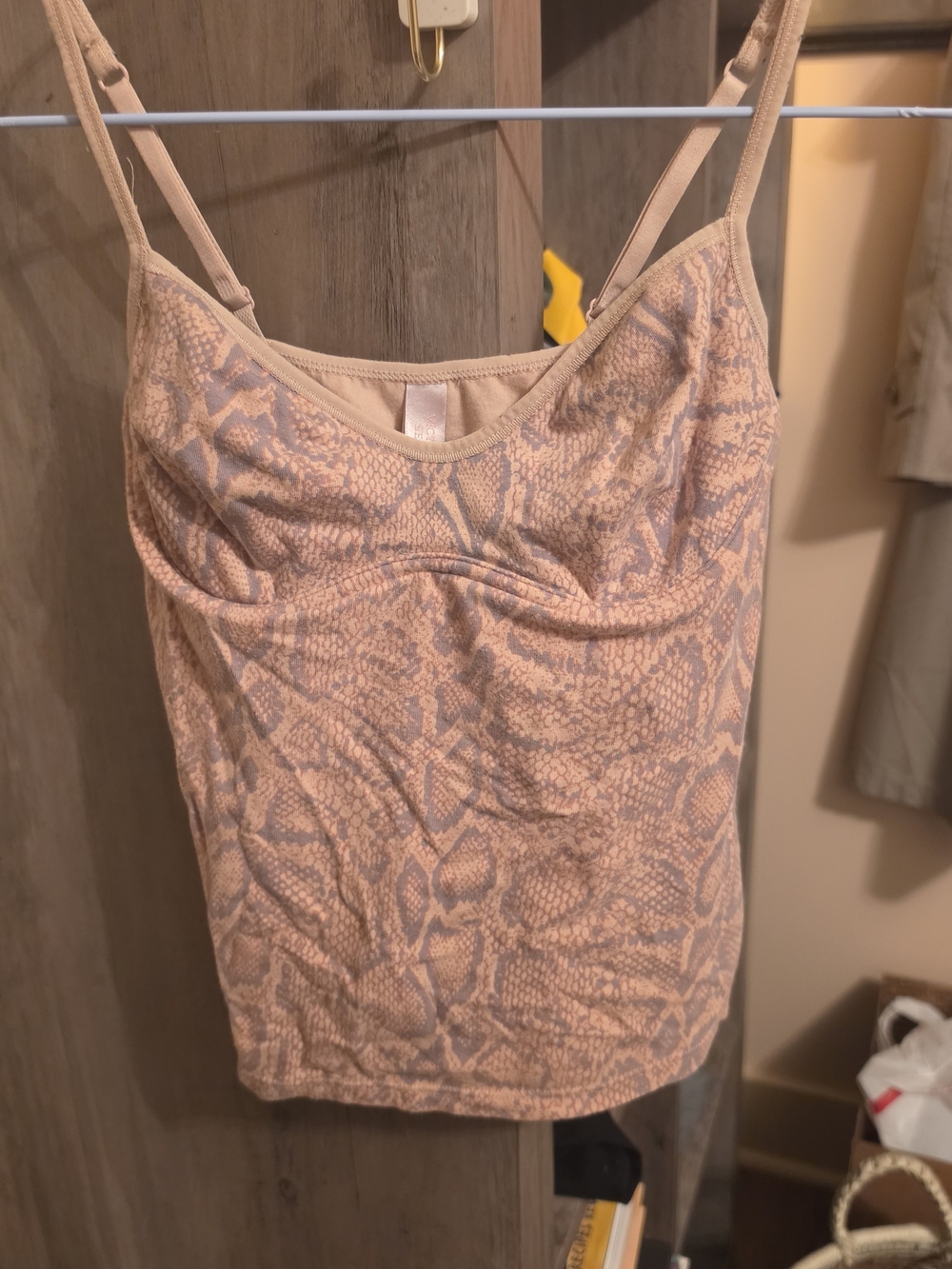Victoria's Secret Beige Snake-Print Cami Top